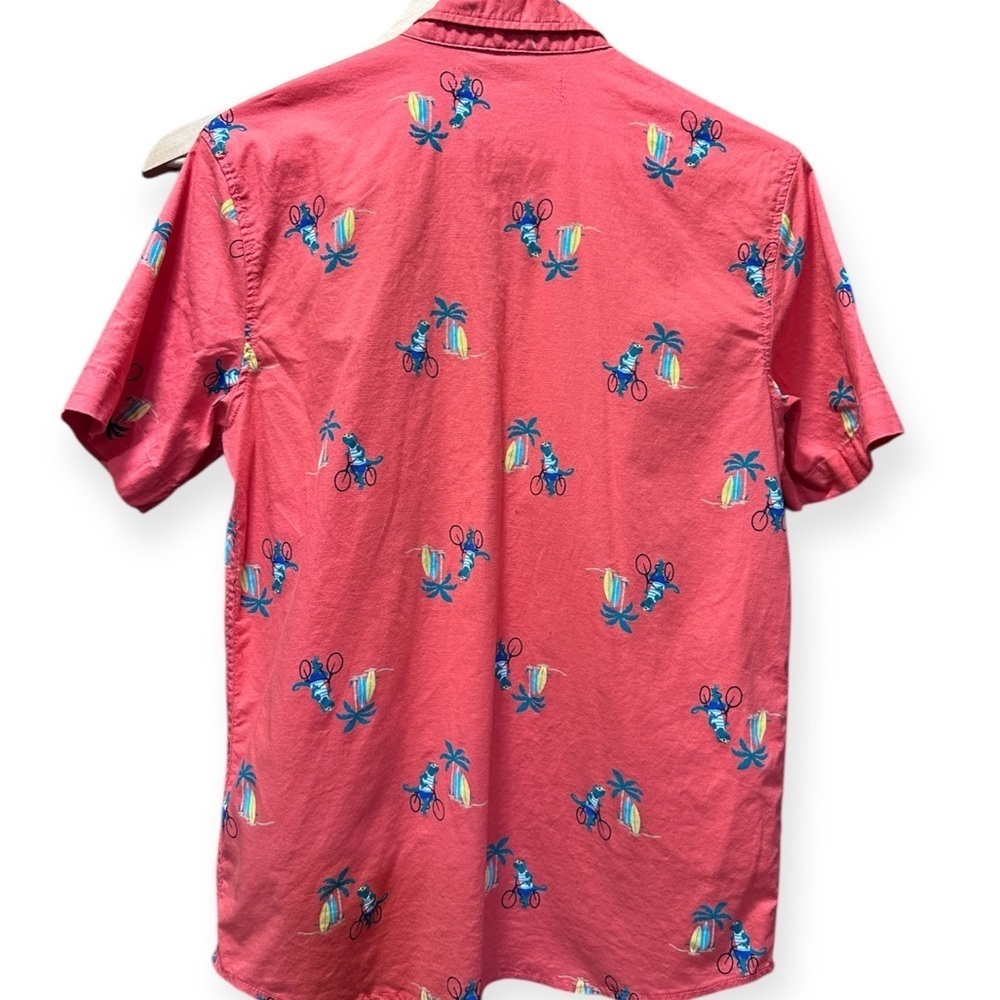 EUC Old Navy Froggy Print Kids Button Down Shirt - Picture 2 of 3